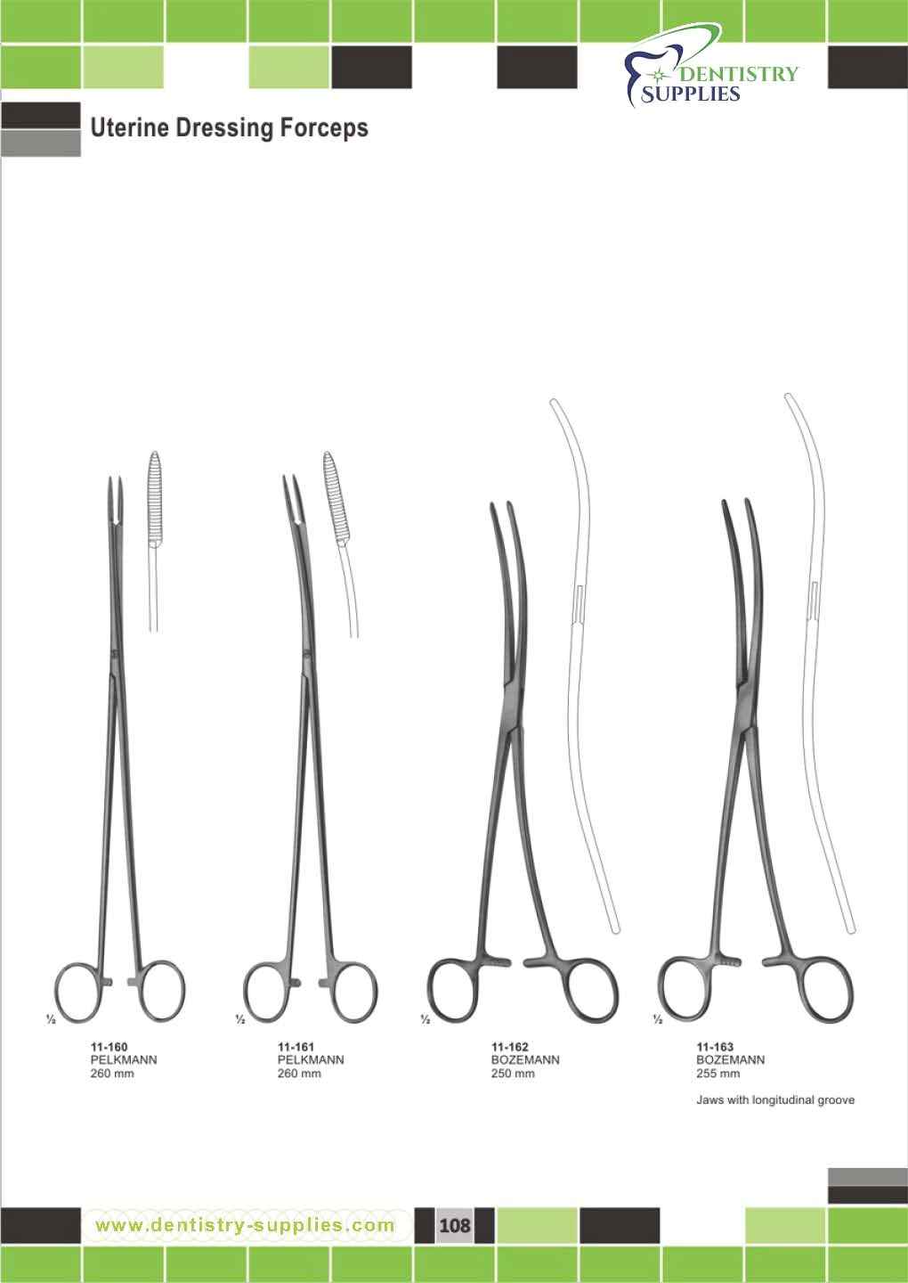 Uterine Dressing Forceps