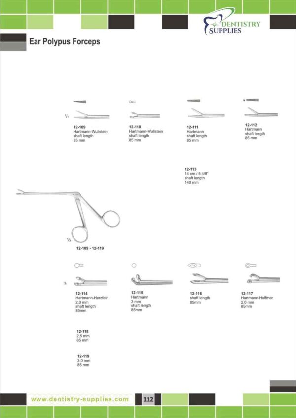 Ear Polypus Forceps